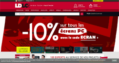 Desktop Screenshot of ldlc-pro.com
